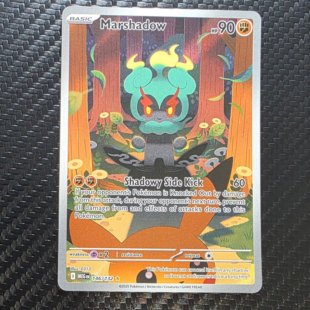 Marshadow 146/132 Prismatic Evolutions Illustration Rare Holo Pokemon Card NM